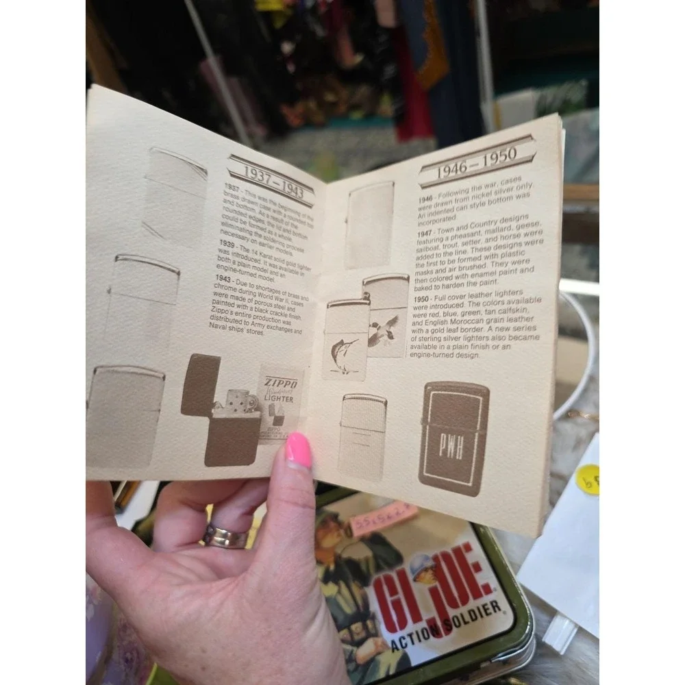 Vintage Old ZIPPO Lighter Collector's Guide Pocket Sized History Booklet
